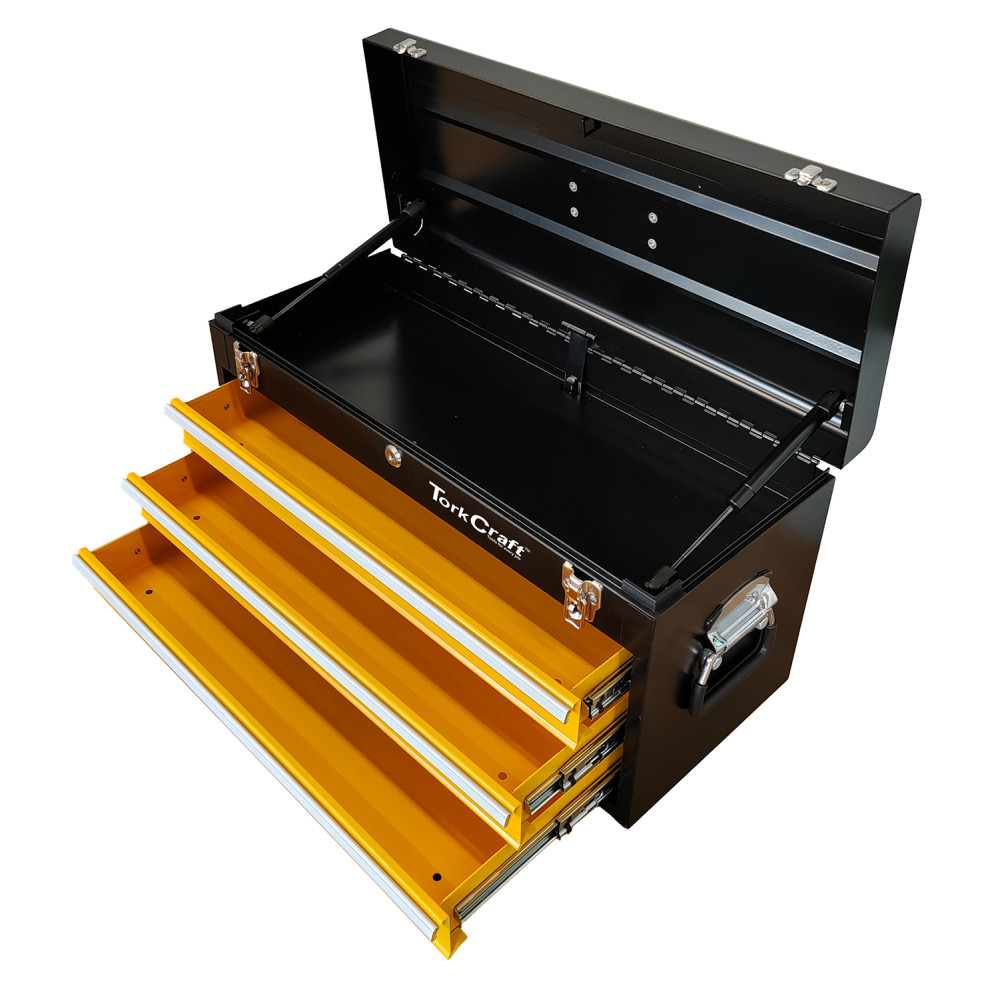 Top Box Empty 3 Drawer & Top Tray Track Box 2.0 Tool Box